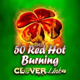 50 Red Hot Burning Clover Links logo by Novomatic Sankra Casino