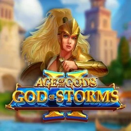 Age Of The Gods: God Of Storms 2 logo – Slots by Playtech at Sankra Casino