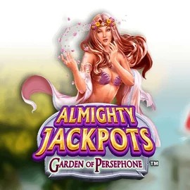Almighty Jackpots: Garden of Persephone by Novomatic, showcased at sankra.eu – game logo