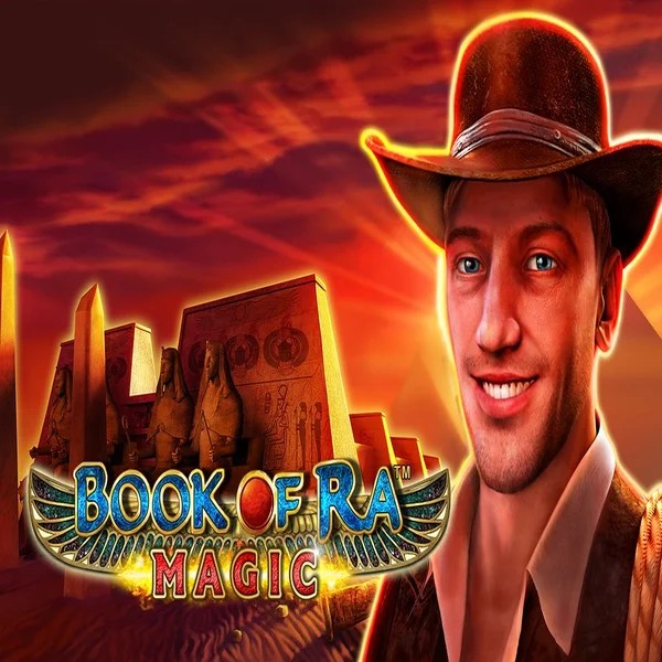 Official Slots logo: Book of Ra Magic by Greentube at Sankra Casino