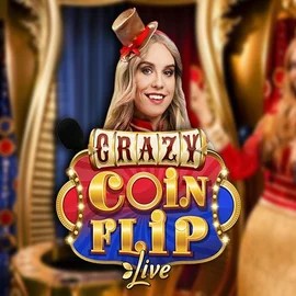 Crazy Coin Flip logo by Evolution at Sankra Casino