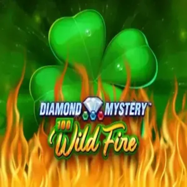 Diamond Mystery 100 Wild Fire slot visual from Greentube available on sankra.eu