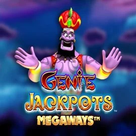 Genie Jackpots Megaways slot visual from Blueprint Gaming available on sankra.eu