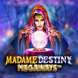 Madame Destiny Megaways online game logo by Pragmatic Play on sankra.eu