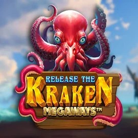 Release the Kraken Megaways slot logo by Pragmatic Play at Sankra Casino