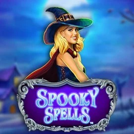 Spooky Spells slot logo by Novomatic at Sankra Casino