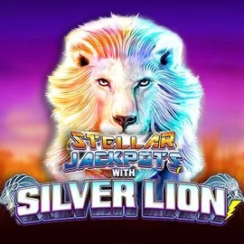 Stellar Jackpots with Silver Lion logo by Lightning Box Game at Sankra Casino