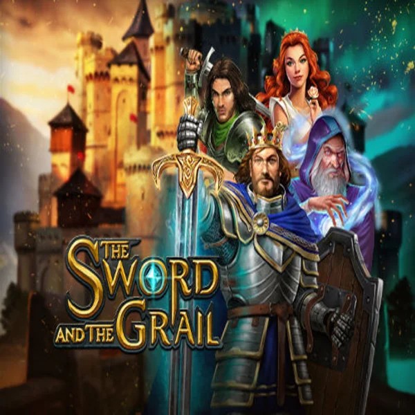 The Sword and the Grail slot visual from Play'n GO available on sankra.eu