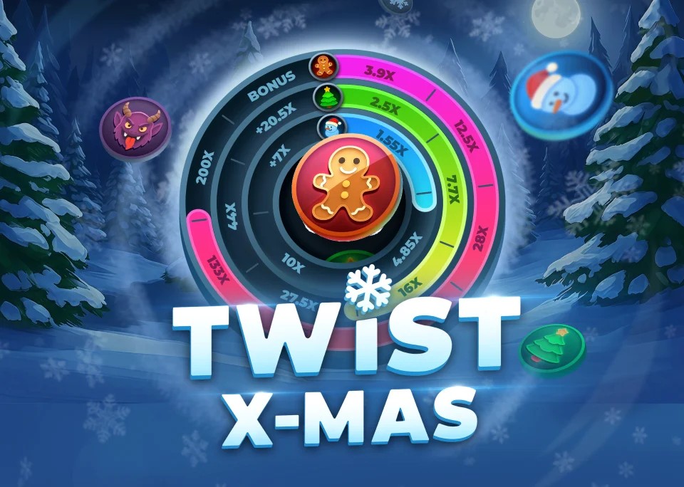Official Casino Games logo: Twist X-mas by InOut at Sankra Casino